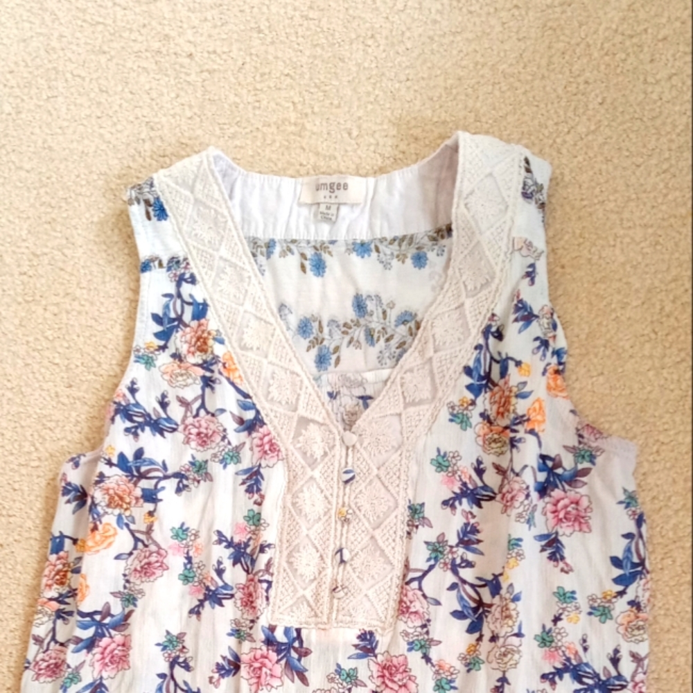 Umgee USA Floral Dress (Used, Size Medium)